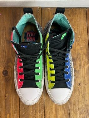 Converse NBA Jam x UNT1TL3D 'Player 1 & 2' high-top sneakers Mens size 9.5